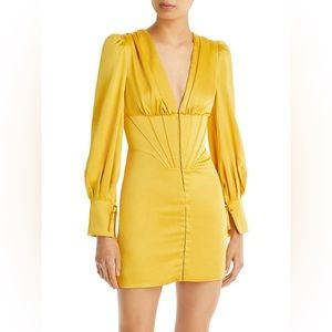 LAVISH ALICE - Womens Satin Short Mini Dress US 14